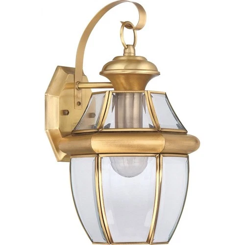 Newbury - 1 Light Medium Wall Lantern - 14 Inches high-Medici Bronze Finish - Picture 9 of 12