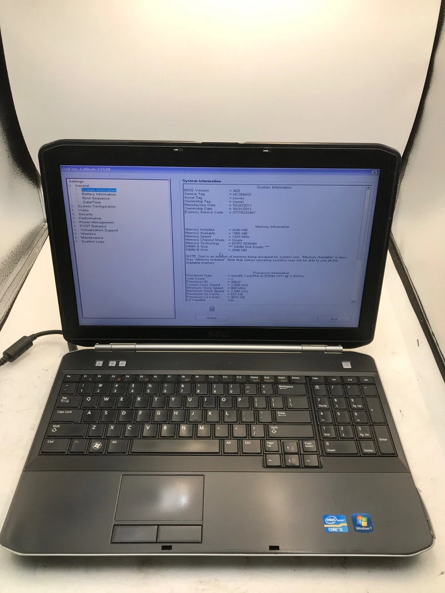Dell Latitude E5520 for sale - eBay