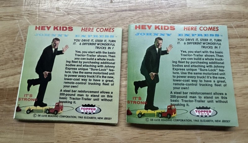 (2) Vintage 1965  Johnny Express Toy Catalog Brochure Booklets (N. O. S.) “L@@K”