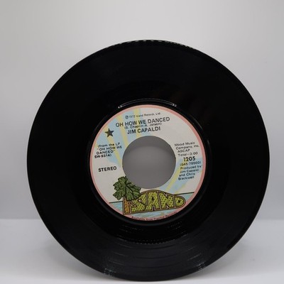 Jim Capaldi - Oh How We Danced / Open Your Heart 7'' Record 1972 Island Pop Rock