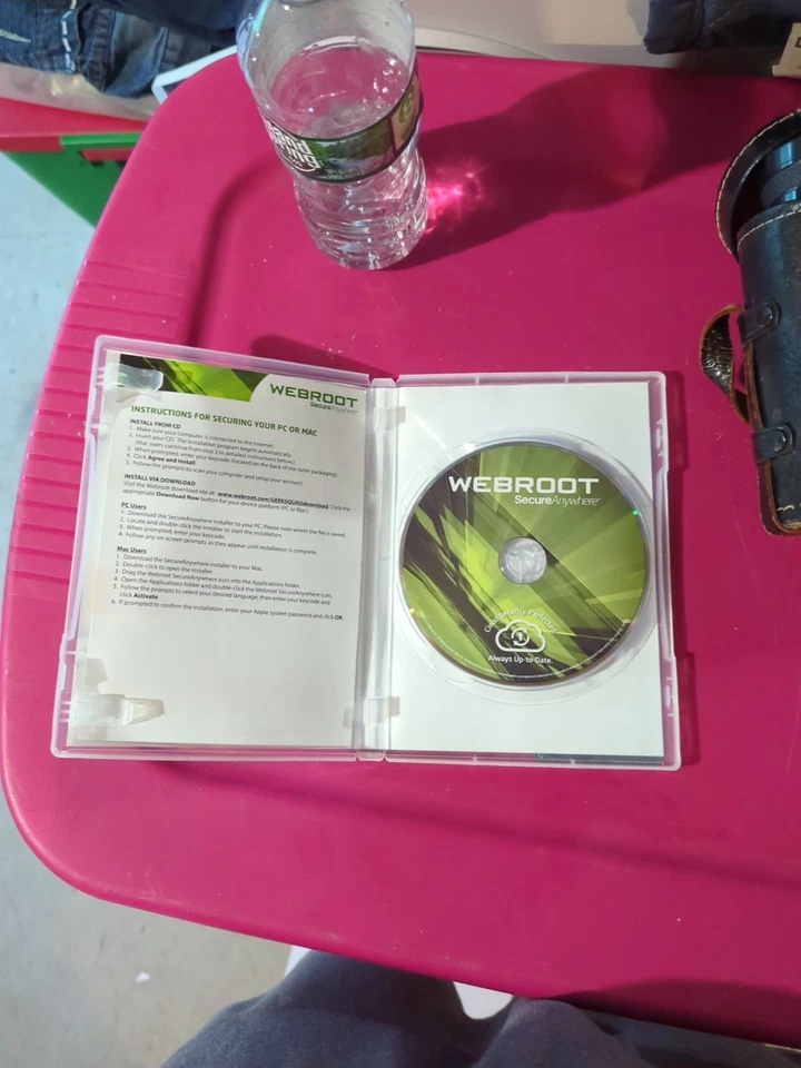 Disco de Seguridad WebRoot Internet Nuevo Precintado (A) Foto 3 de 3