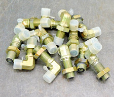 Parker 4WELO-WLNL-S Face Seal Bulkhead Elbow 90° 1/4 in. NPT Lot of Twelve (12)