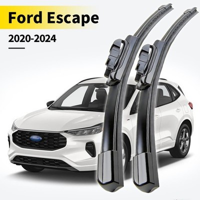 2Pcs Front Windshield Flat Wiper Blade Set For Ford Escape 2020-2024 24''+20''