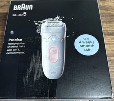 Braun Silk-epil 5, Epilator For Easy Hair Removal, White/Flamingo 5-000
