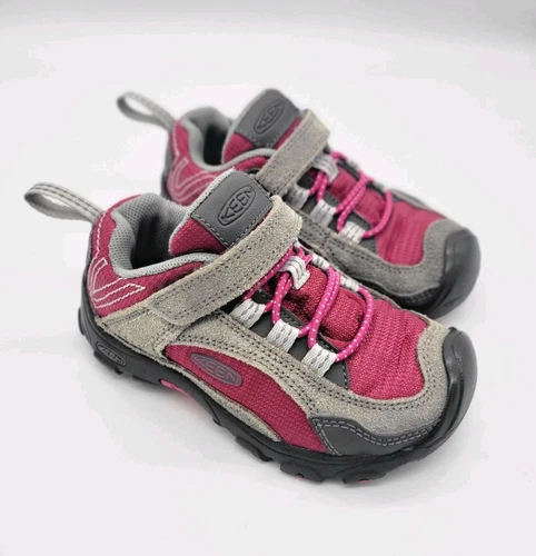 Girls Keen Kids Pink Hiking Shoes Outdoors 10 Sneaker Drawstring 