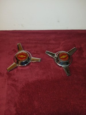 Two Chevrolet Spinner Center Caps Used Condition