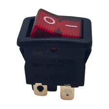 Red Double Pole 4Pin Rocker Switch 10A 12A 125V 250V for MR216 MR Series