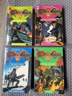 Shadowrun Bücher Im Set ,Nr 10-13