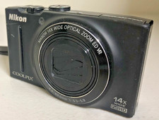 FOR PARTS Nikon COOLPIX S8200 16.1MP Digital Camera Broken Battery Door/Latch RD