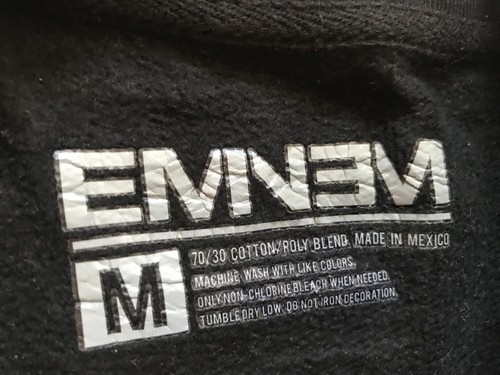 EMINEM 2018 TOUR SWEATSHIRT BLACK MEDIUM SIZE - Picture 4 of 16