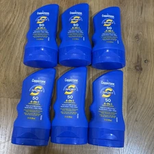 6 Pk: Coppertone SPORT Sunscreen SPF 50 Travel Size 3 oz ea (Exp 10/26)