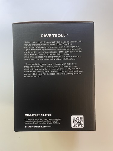 Weta Workshop Lord of the Rings Cave Troll Miniature Statue NEW - Picture 2 of 6