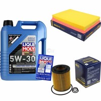 Inspektionskit Filter Liqui Moly ÖL 5L 5W-30 FüR Opel Corsa C F08 F68 1.7 Dti