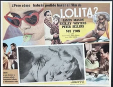 LOLITA SEXY SUE LYON STANLEY KUBRICK MEXICAN LOBBY CARD 62