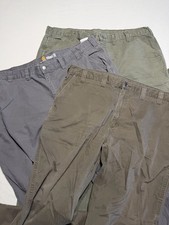 Carhartt Men s Work Pants Lot 3 Pairs 44x32 46x32 Relaxed Fit Cotton Dungaree