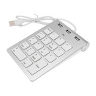  Number Key Laptop USB Keypad Wireless Mechanical Numpad Keyboard Hub