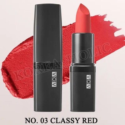 VOV Cashmere Lipstick 3g #03 Classy Red Lipstick Korean Make Up Cosmetics NEW