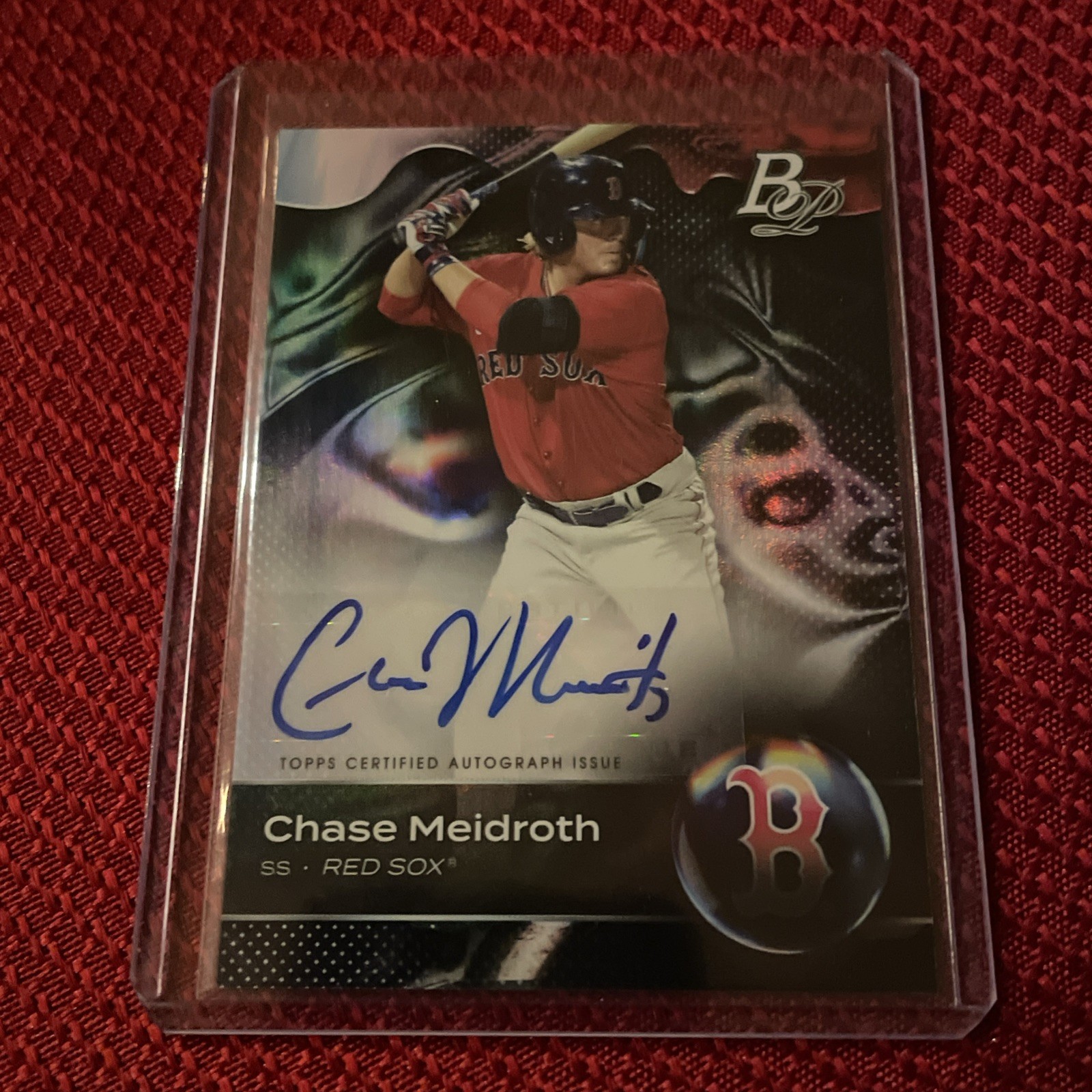 Chase Meidroth 2023 Bowman Platinum Top Prospects Certified Auto #TOP-49