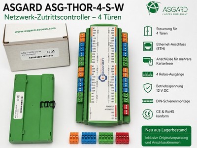 ASGARD ASG-THOR-4-S-W Zutrittscontroller Netzwerk Access Control 4 Türen Etherne