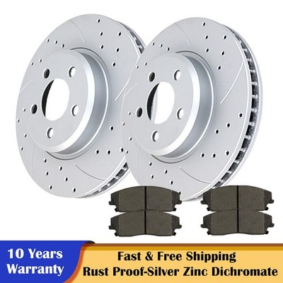320MM Front Brakes Rotors Discs Brake Pads Kit Fit for V6 RWD Challenger Charger