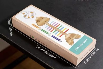 Montessori Fischgräten Sortierspielzeug für Kinder pädagogisches Denkspiel Farbe