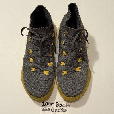 Adidas Crazy Explosive 2017 Primeknit Grey Yellow CQ1396 Men s Basketball Shoes 