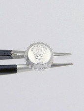 Genuine Rolex 6mm Stainless Crown 24-604-0. Fantastic Condition  11062