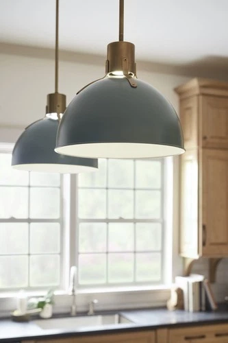 Hinkley Lighting 3487 Argo 1 Light 14"W LED Pendant - Green - Picture 12 of 12