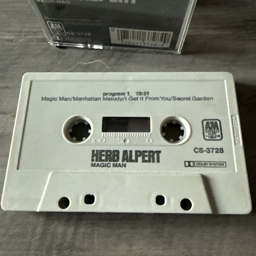 Herb Alpert Magic Man Audio Cassette Tape 1981, A&M Records - Picture 6 of 8
