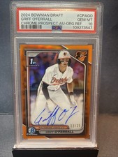 2024 Bowman Draft - Chrome Prospect Auto- Griff O'Ferrall - Orange /25 #CPA-GO