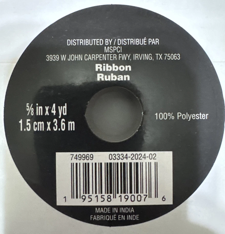 Halloween Candy Corn Craft Ribbon. - Image 2 of 3