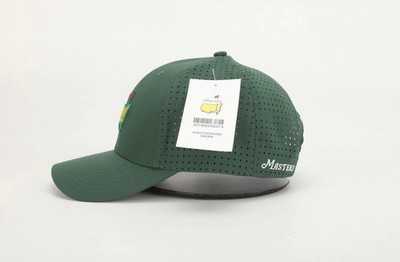 Masters Golf Hat Green Hat w/ Perforated Holes - Augusta Masters