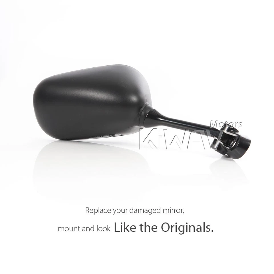 VAWiK -OE Replacement Right Mirror E-Mark FS142 fits Suzuki GSXR 1000 '01-'02 ε - Image 3 of 4