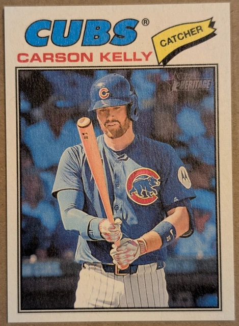 2026 Topps Heritage Carson Kelly Cubs #326 Flip Stock SSP /5