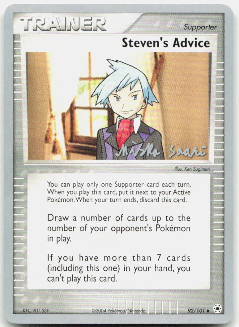 Steven's Advice Pokémon TCG Cards for sale | eBay