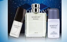 Morton Infinity Men's Fragance Kit By Marlen Lamur 3-piece Set Nuevo