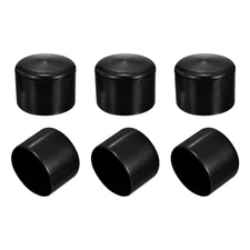 59mm/2.32" Rubber End Caps, 6 Pcs Screw Ends Bolt Tube Thread Protector