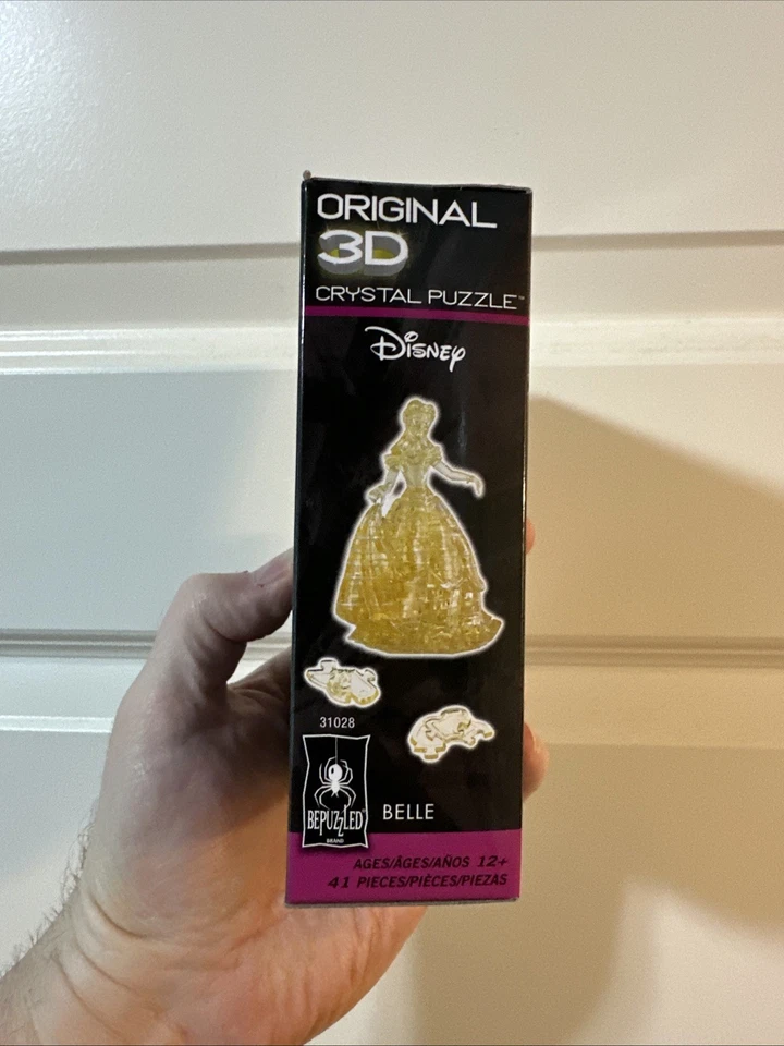 Rompecabezas de cristal 3D original Disney Belle de BePuzzled 41 piezas TOTALMENTE NUEVO Foto 3 de 4
