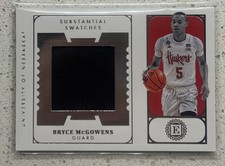 2022 Chronicles Draft Picks Bryce McGowens Encased Swatches Patch