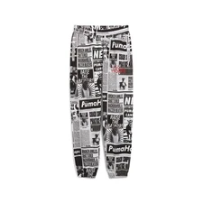 PUMA Media Day Drawstring Sweatpants Mens Black Casual Athletic Bottoms 62715801