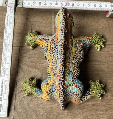 Antoni Gaudi Park Guell Barcelona Mosaik-Eidechse Gecko-Figur, Top