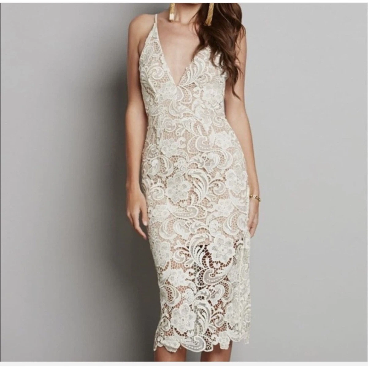 White Dress The Population Dresses for Women for sale | eBay