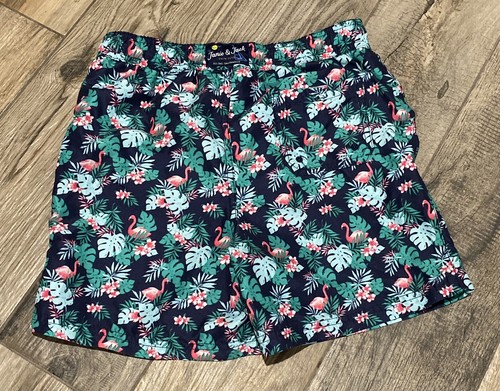 Janie And Jack Boys Sz 12 Printed Swim Trunks LOT of 2 - Picture 3 of 7