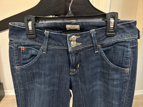 HUDSON Signature Flap Back Pockets Jeans Dark Wash Size 25 - Picture 2 of 6