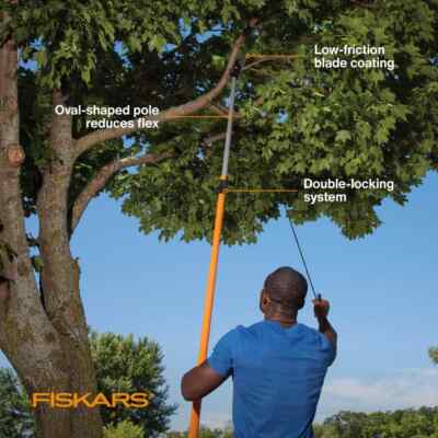 New Tree Pruner Pole 14 ft. Saw Branch Limb Pruning Cutter Trimmer Extendable