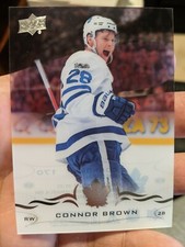 CONNOR BROWN 18/19 UD SERIES 1 HOCKEY BASE CLEAR CUT PARALLEL
