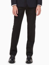  264 Calvin Klein Boys Blue Regular Fit Stretch Tuxedo Dress Pants Size 8