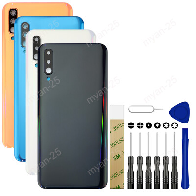 Back Door Battery Cover Housing + Camera Lens For Samsung Galaxy A50 SM-A505X
