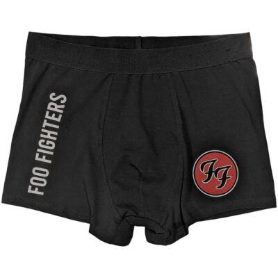 Foo Fighters FF Logo Schwarz Unisex Boxershorts NEU OFFIZIELL