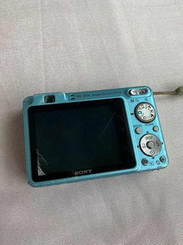 Sony Cyber-Shot DSC-W120 W12 7.2Mp Zoom Digital Photo Camera vintage blue - Picture 4 of 8